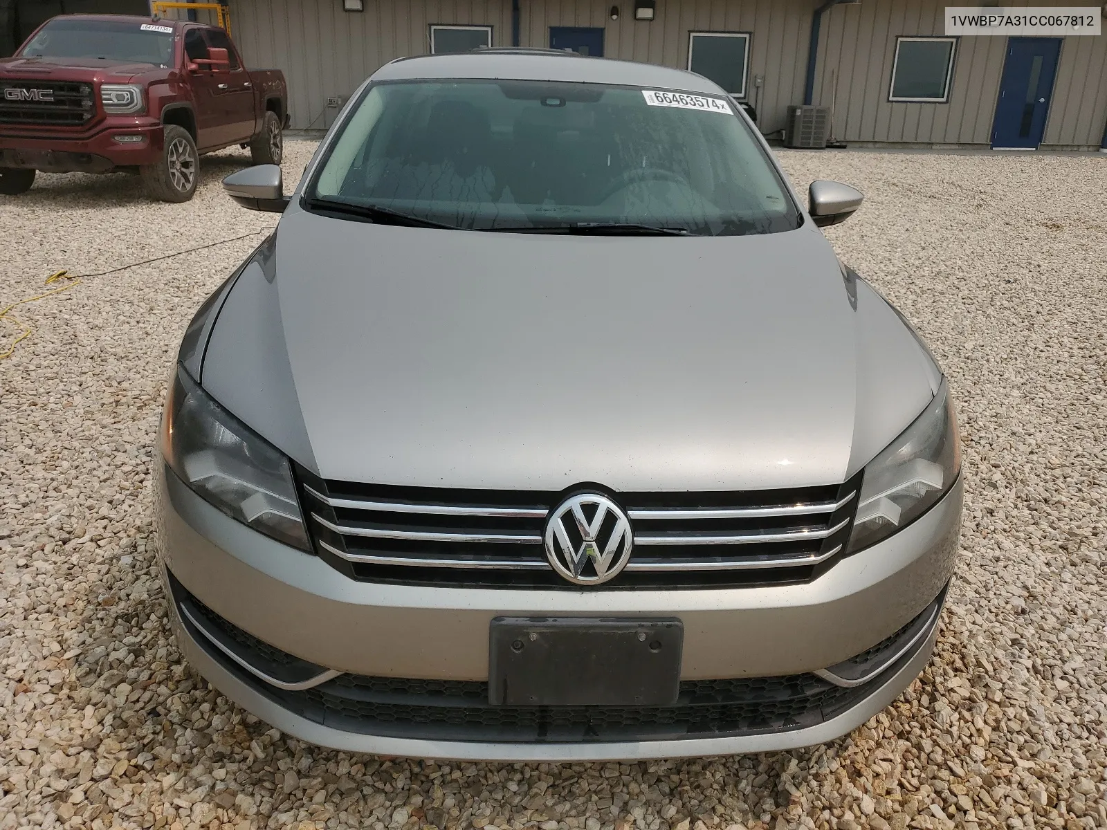 2012 Volkswagen Passat Se VIN: 1VWBP7A31CC067812 Lot: 66463574