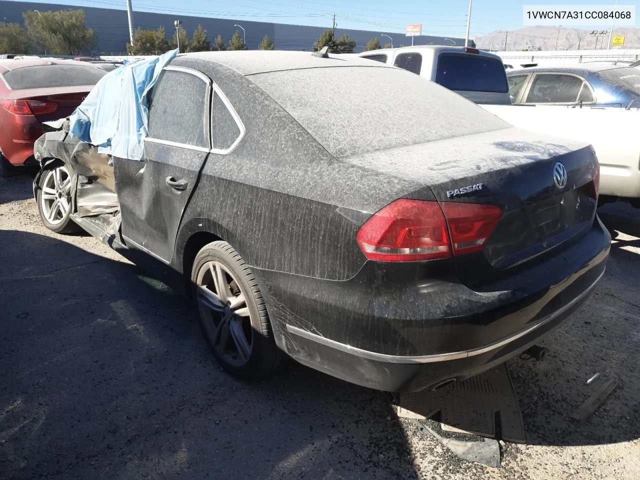 2012 Volkswagen Passat Sel VIN: 1VWCN7A31CC084068 Lot: 66633644