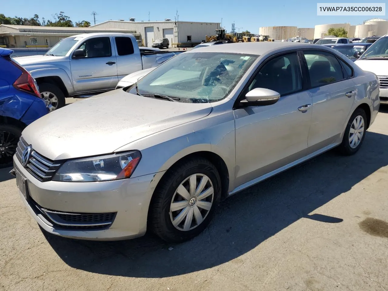 2012 Volkswagen Passat S VIN: 1VWAP7A35CC006328 Lot: 68077134