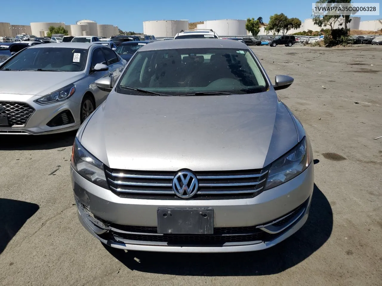 2012 Volkswagen Passat S VIN: 1VWAP7A35CC006328 Lot: 68077134