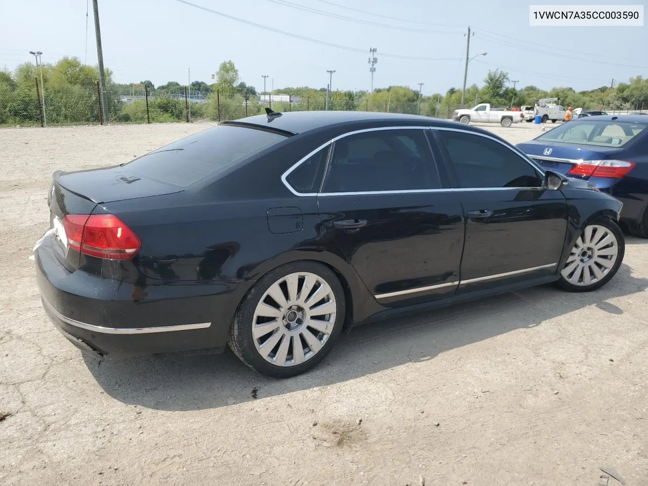 2012 Volkswagen Passat Sel VIN: 1VWCN7A35CC003590 Lot: 68181354