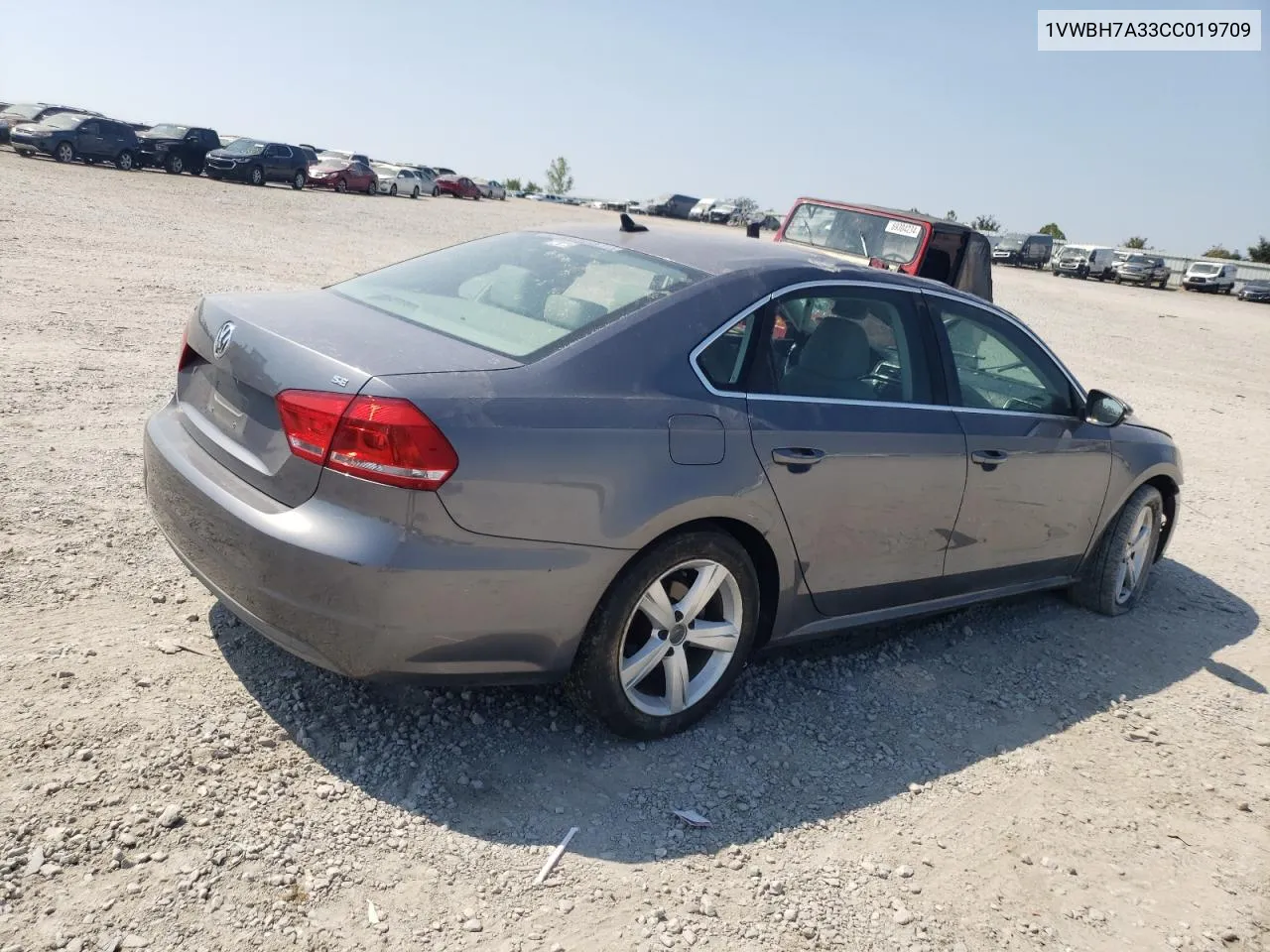 1VWBH7A33CC019709 2012 Volkswagen Passat Se