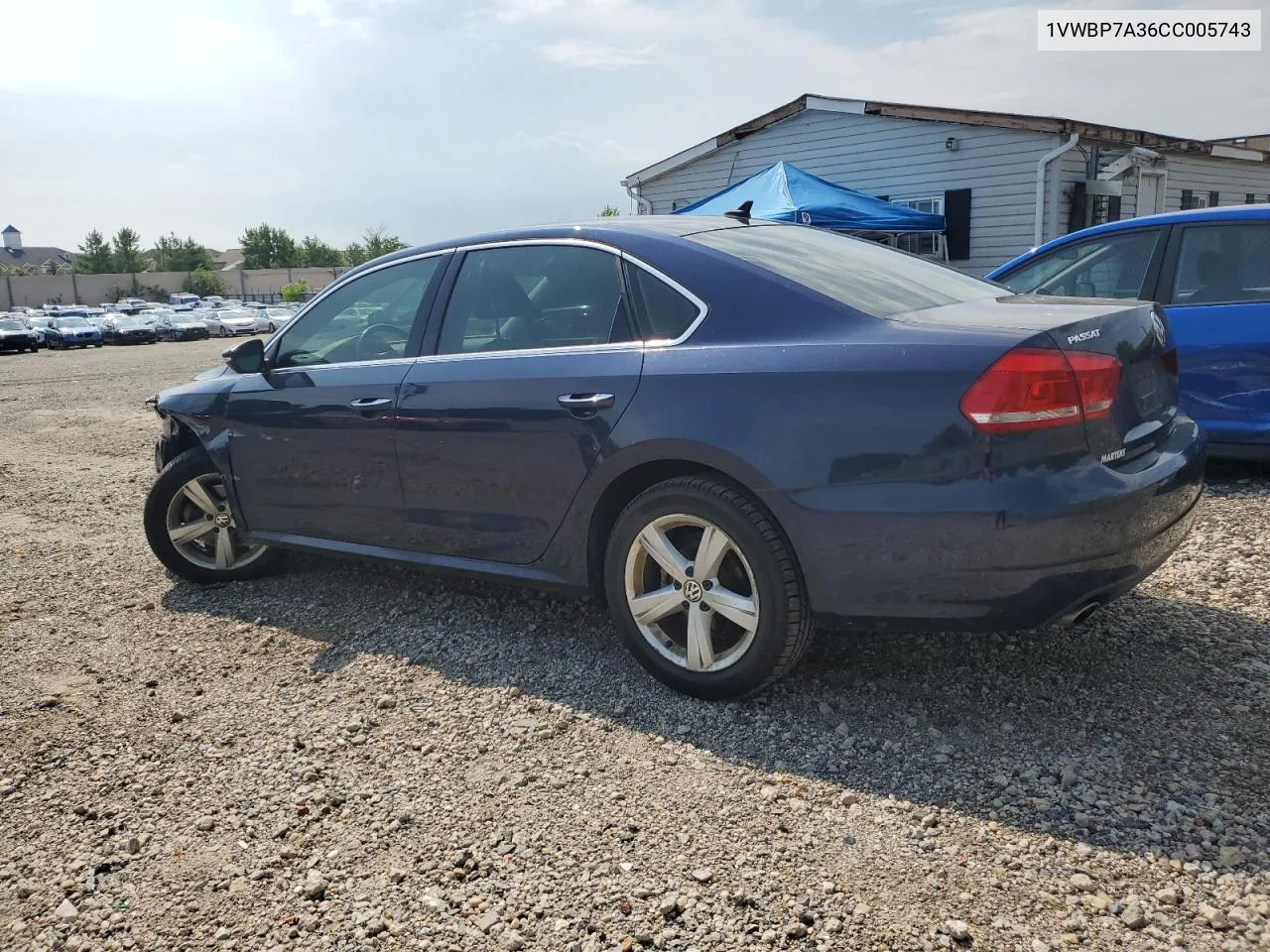 1VWBP7A36CC005743 2012 Volkswagen Passat Se