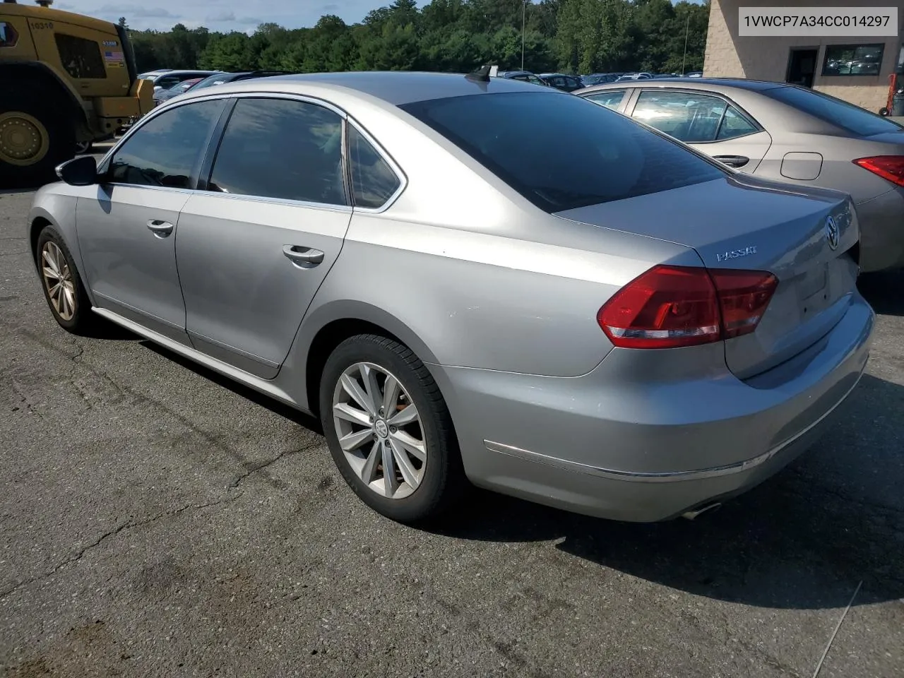 2012 Volkswagen Passat Sel VIN: 1VWCP7A34CC014297 Lot: 69258714