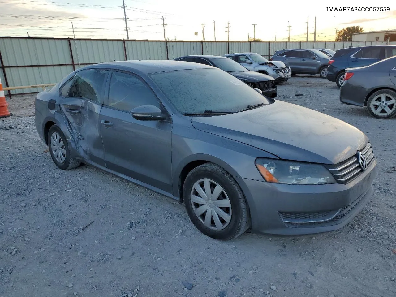 1VWAP7A34CC057559 2012 Volkswagen Passat S