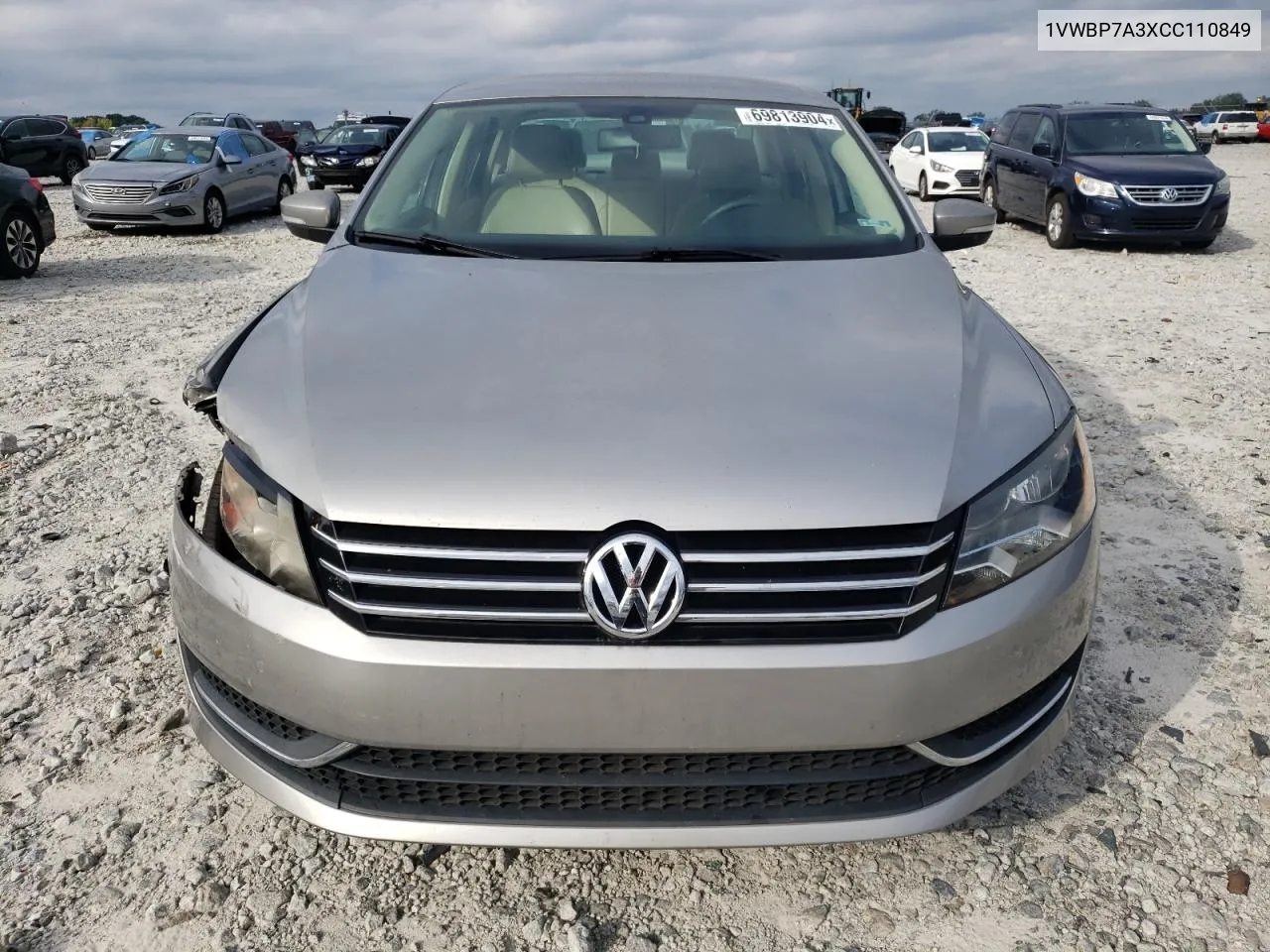 1VWBP7A3XCC110849 2012 Volkswagen Passat Se