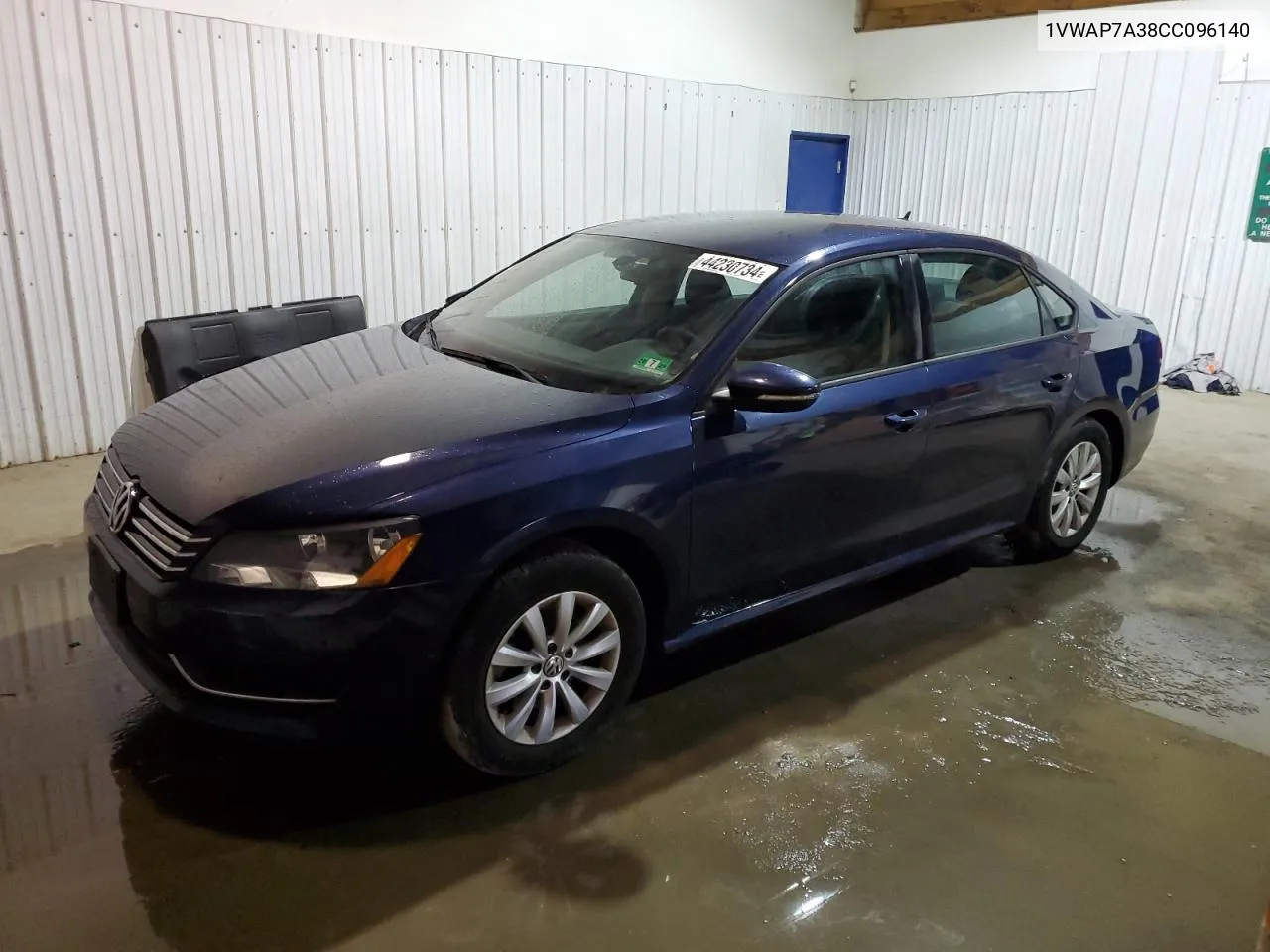 2012 Volkswagen Passat S VIN: 1VWAP7A38CC096140 Lot: 69927684