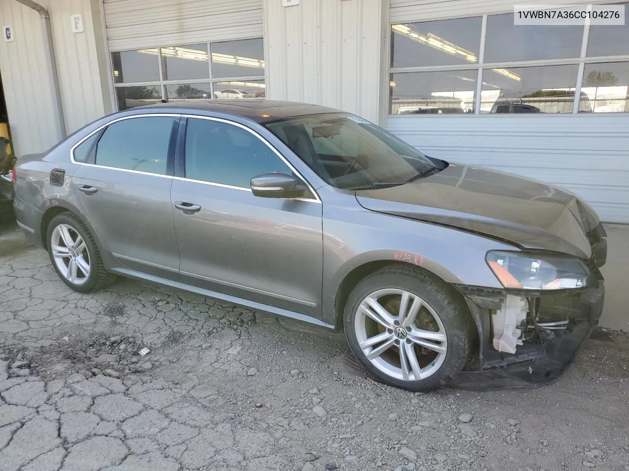 2012 Volkswagen Passat Se VIN: 1VWBN7A36CC104276 Lot: 71516464