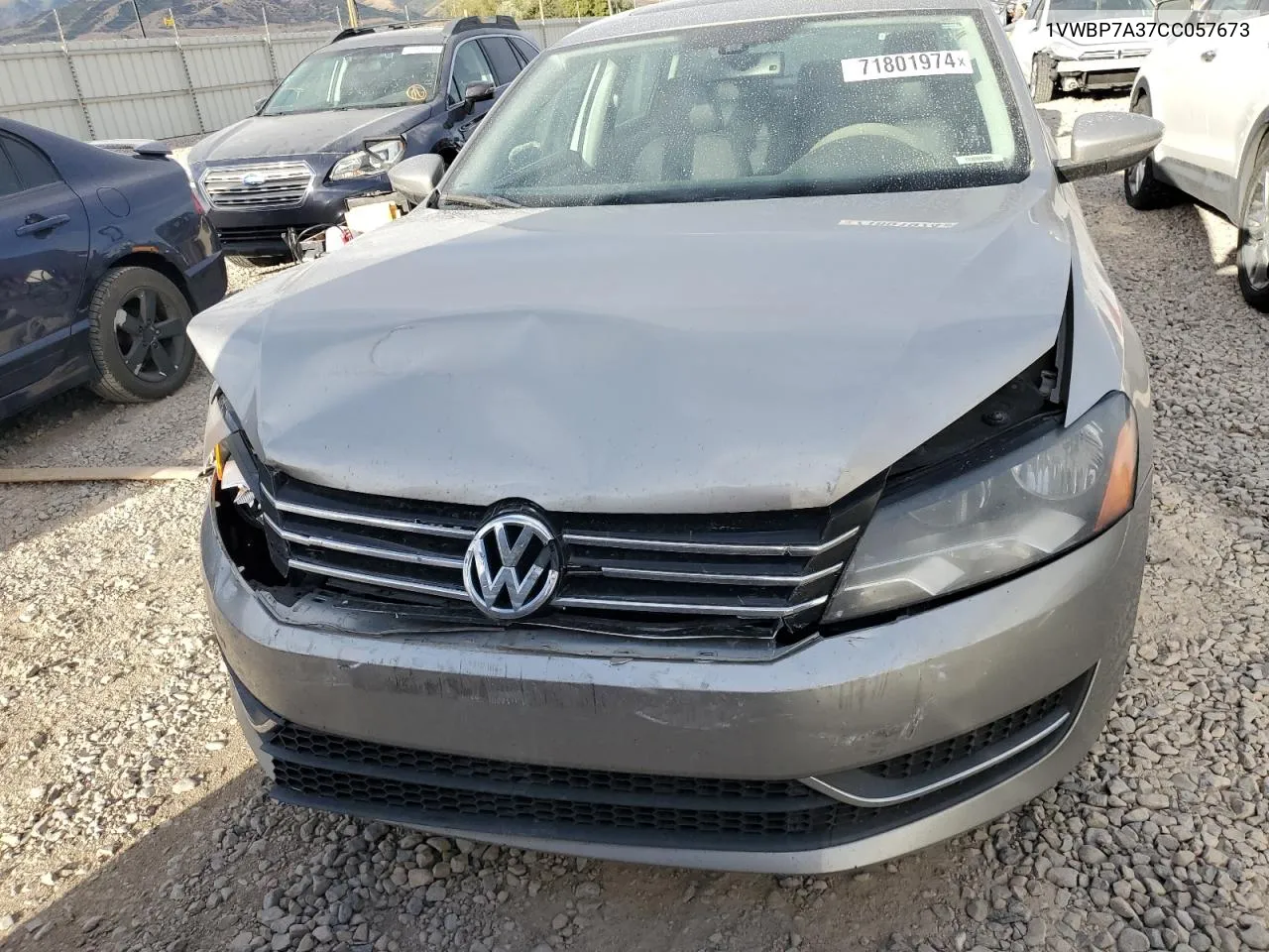 1VWBP7A37CC057673 2012 Volkswagen Passat Se