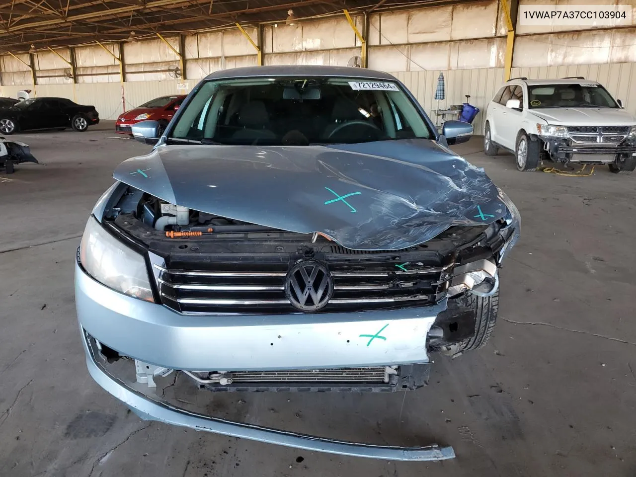 1VWAP7A37CC103904 2012 Volkswagen Passat S