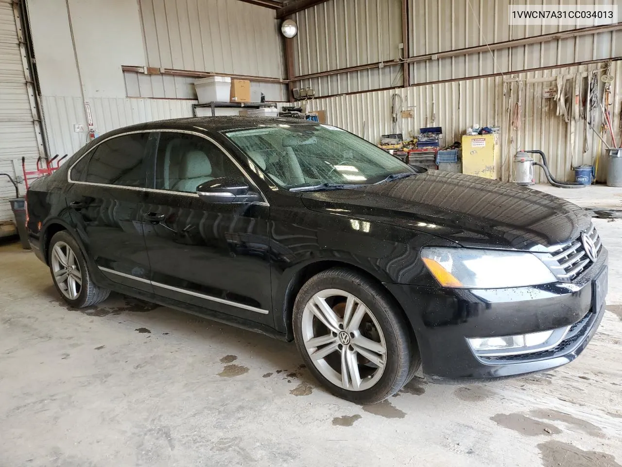 2012 Volkswagen Passat Sel VIN: 1VWCN7A31CC034013 Lot: 72521214