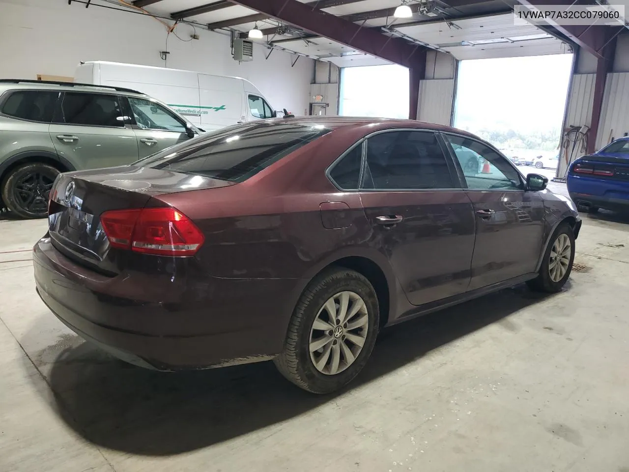 1VWAP7A32CC079060 2012 Volkswagen Passat S