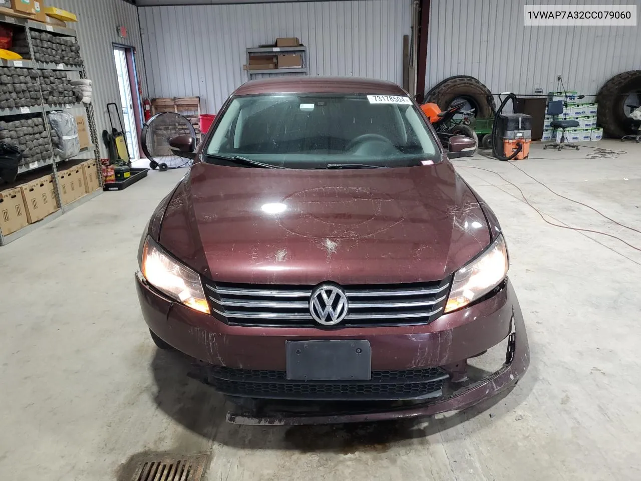 2012 Volkswagen Passat S VIN: 1VWAP7A32CC079060 Lot: 73178504