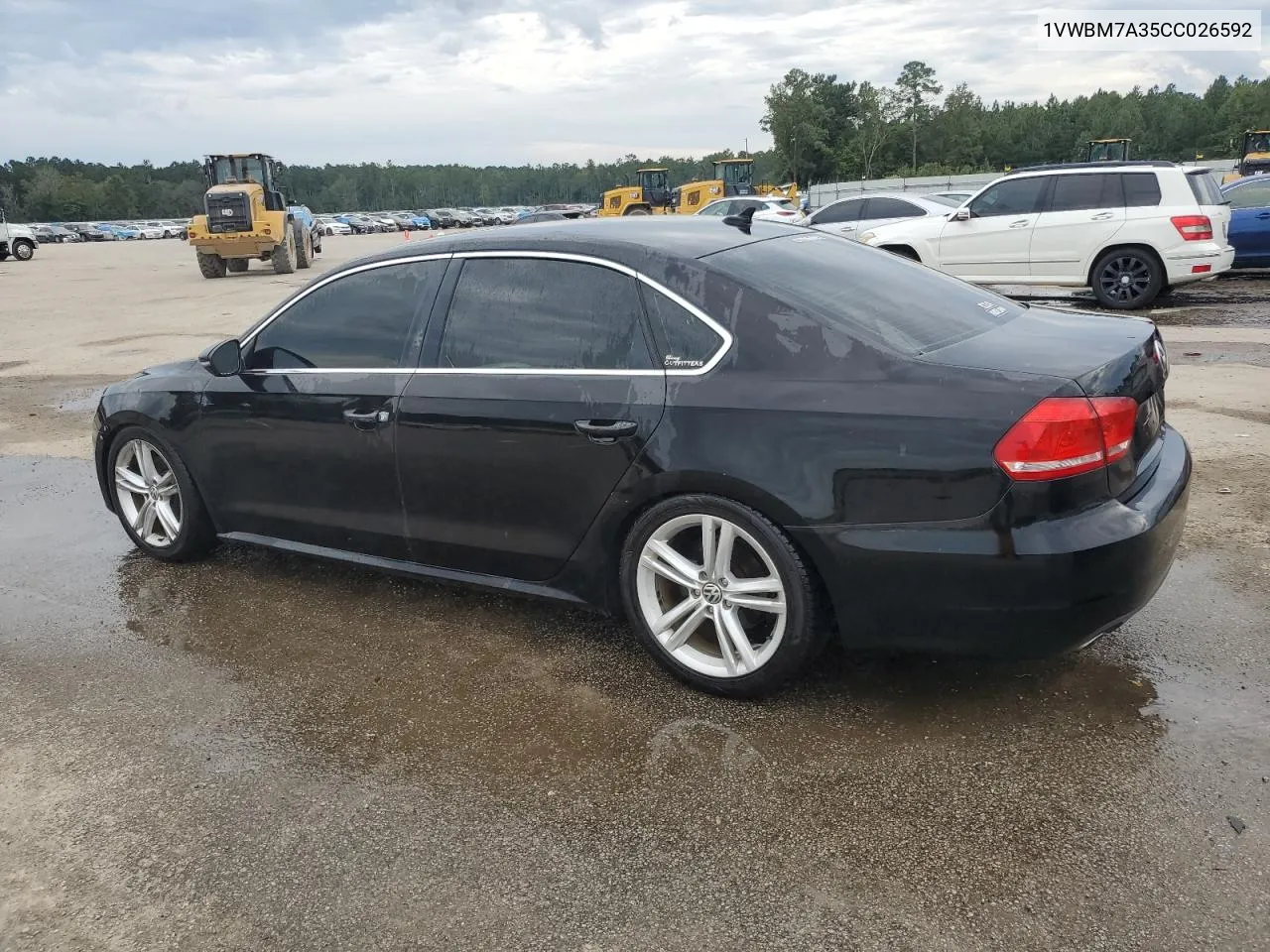 1VWBM7A35CC026592 2012 Volkswagen Passat Se