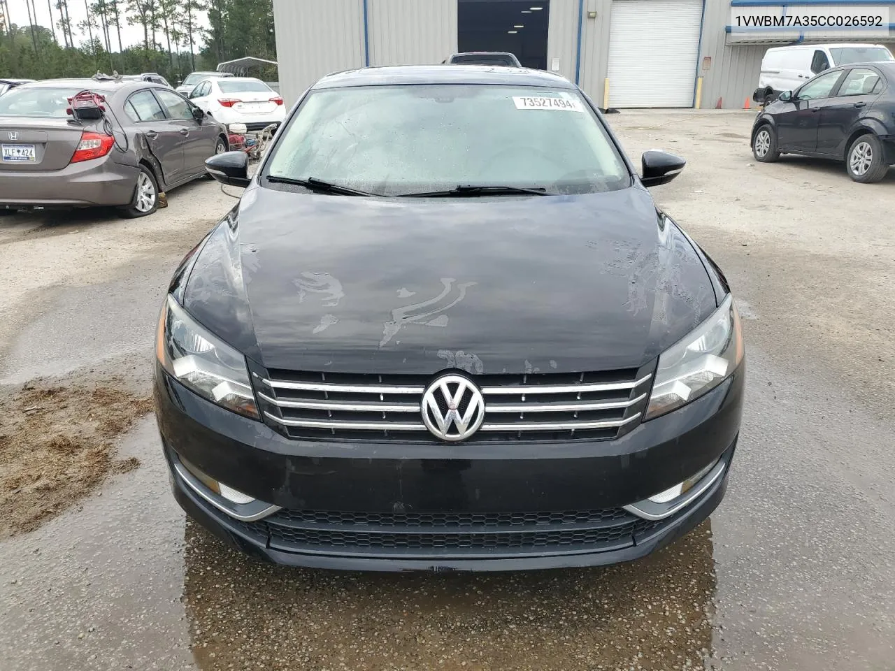 1VWBM7A35CC026592 2012 Volkswagen Passat Se