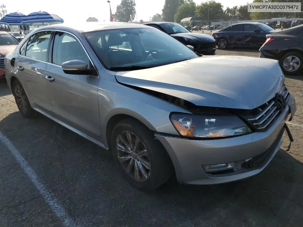 2012 Volkswagen Passat Sel VIN: 1VWCP7A32CC079472 Lot: 73594214