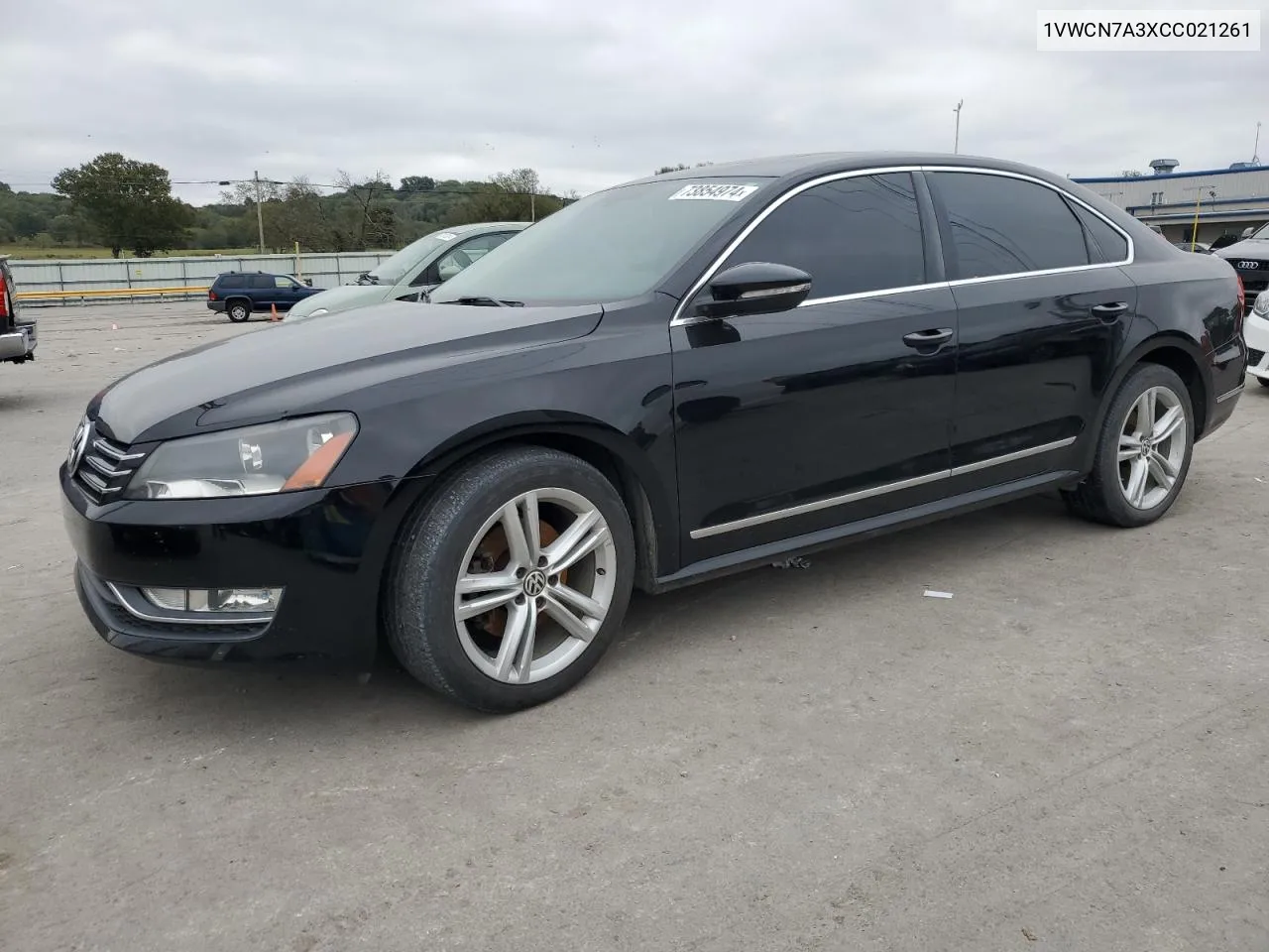 2012 Volkswagen Passat Sel VIN: 1VWCN7A3XCC021261 Lot: 73854974