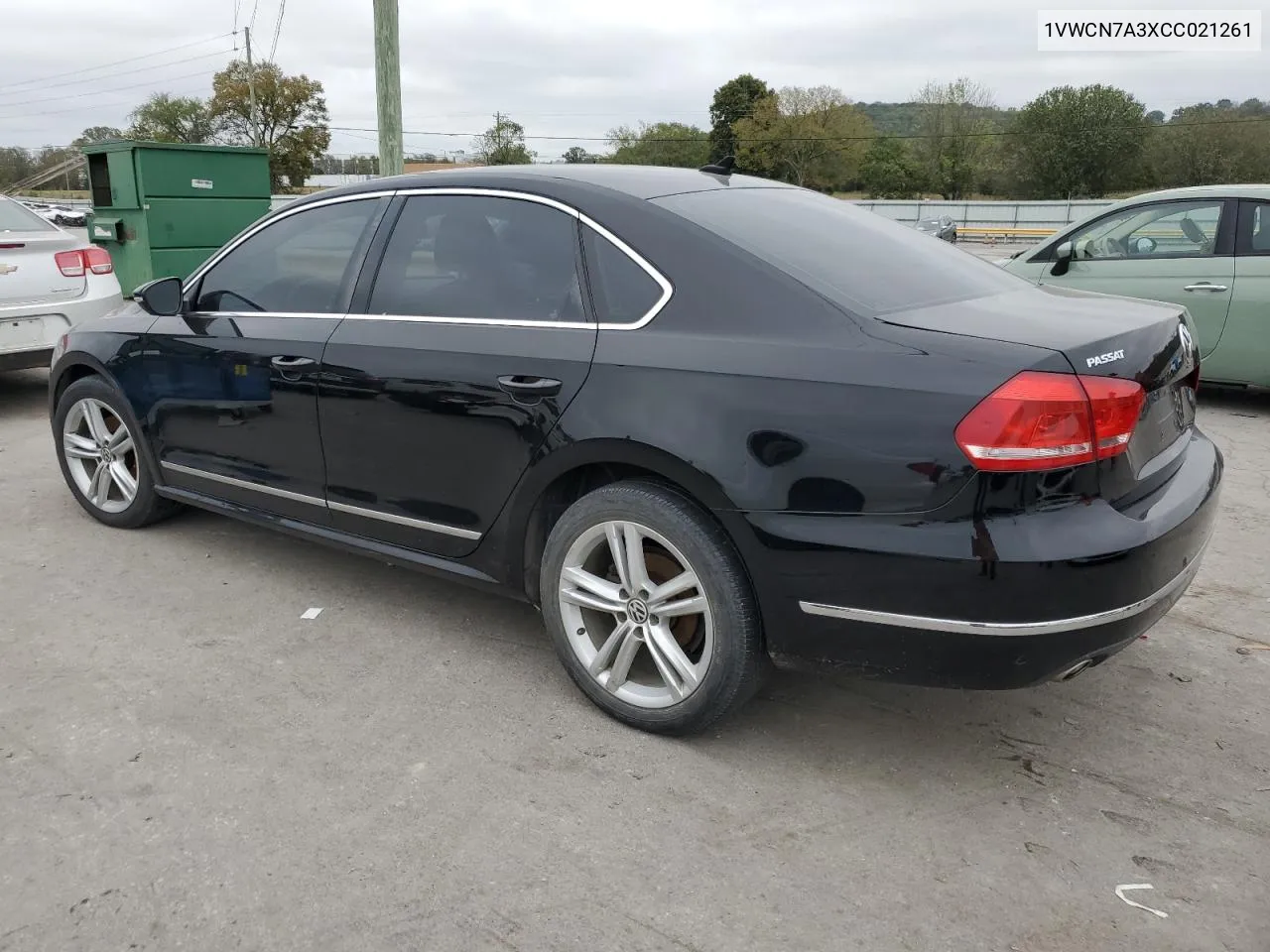 1VWCN7A3XCC021261 2012 Volkswagen Passat Sel