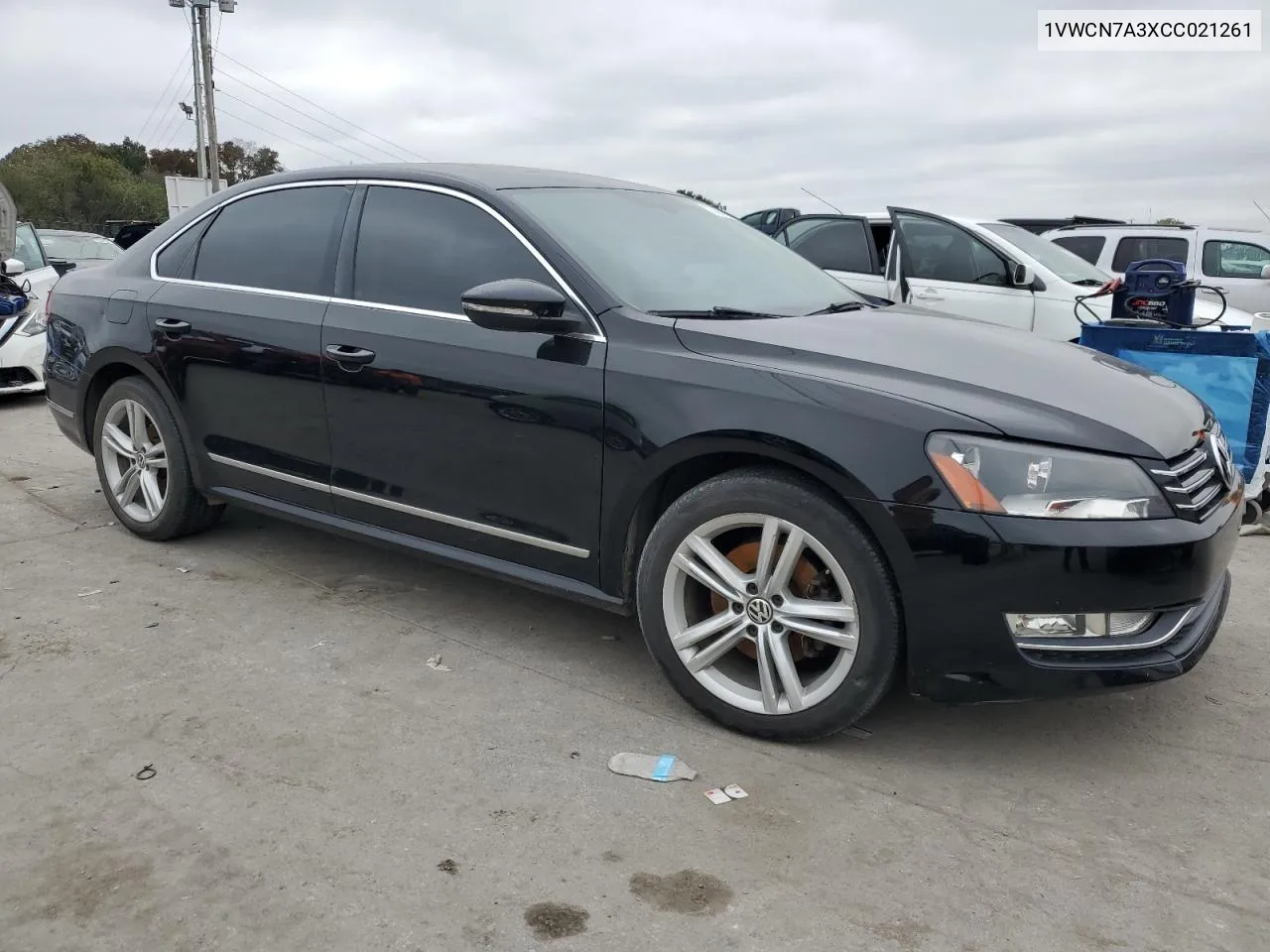 2012 Volkswagen Passat Sel VIN: 1VWCN7A3XCC021261 Lot: 73854974