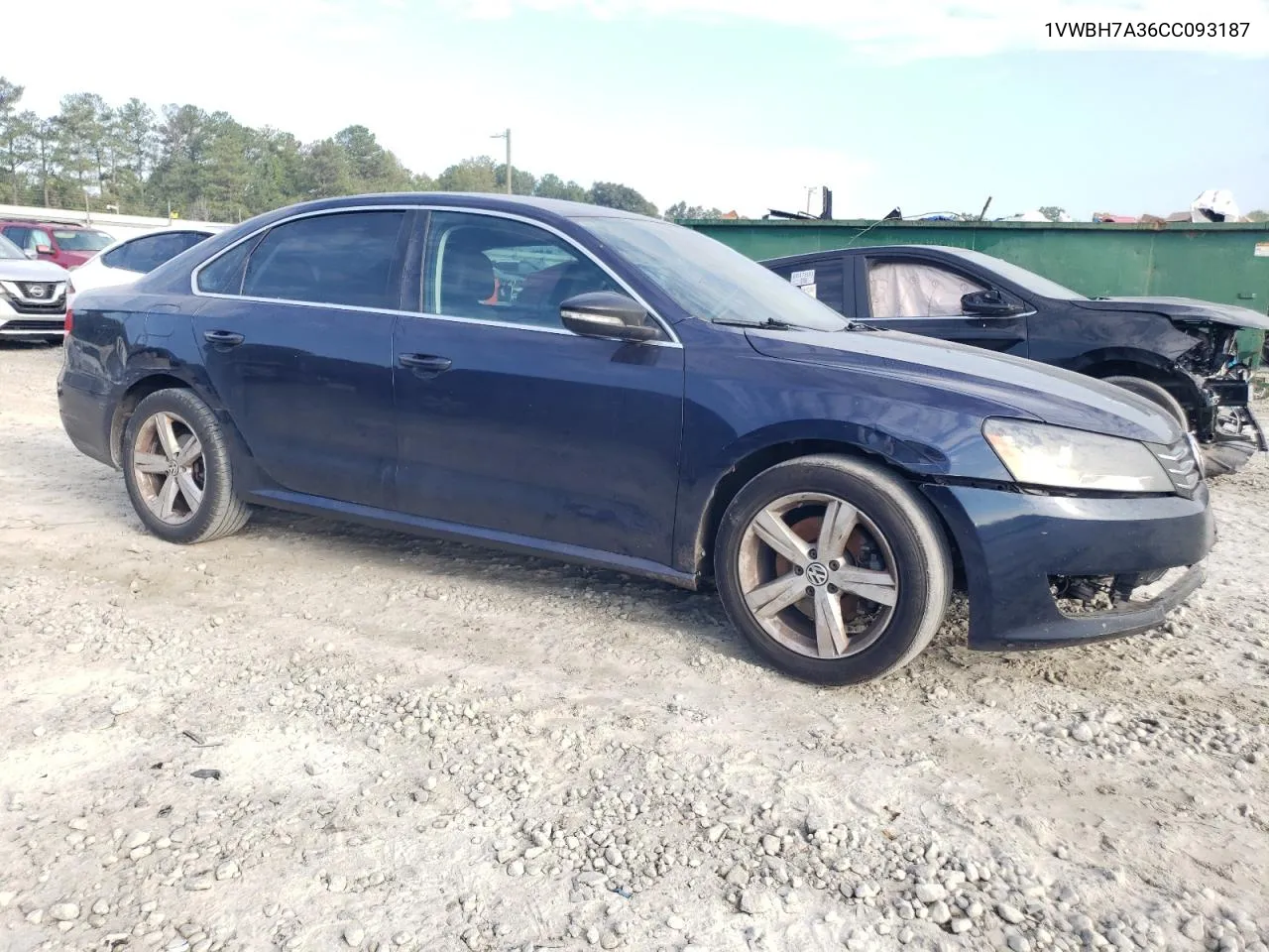 1VWBH7A36CC093187 2012 Volkswagen Passat Se