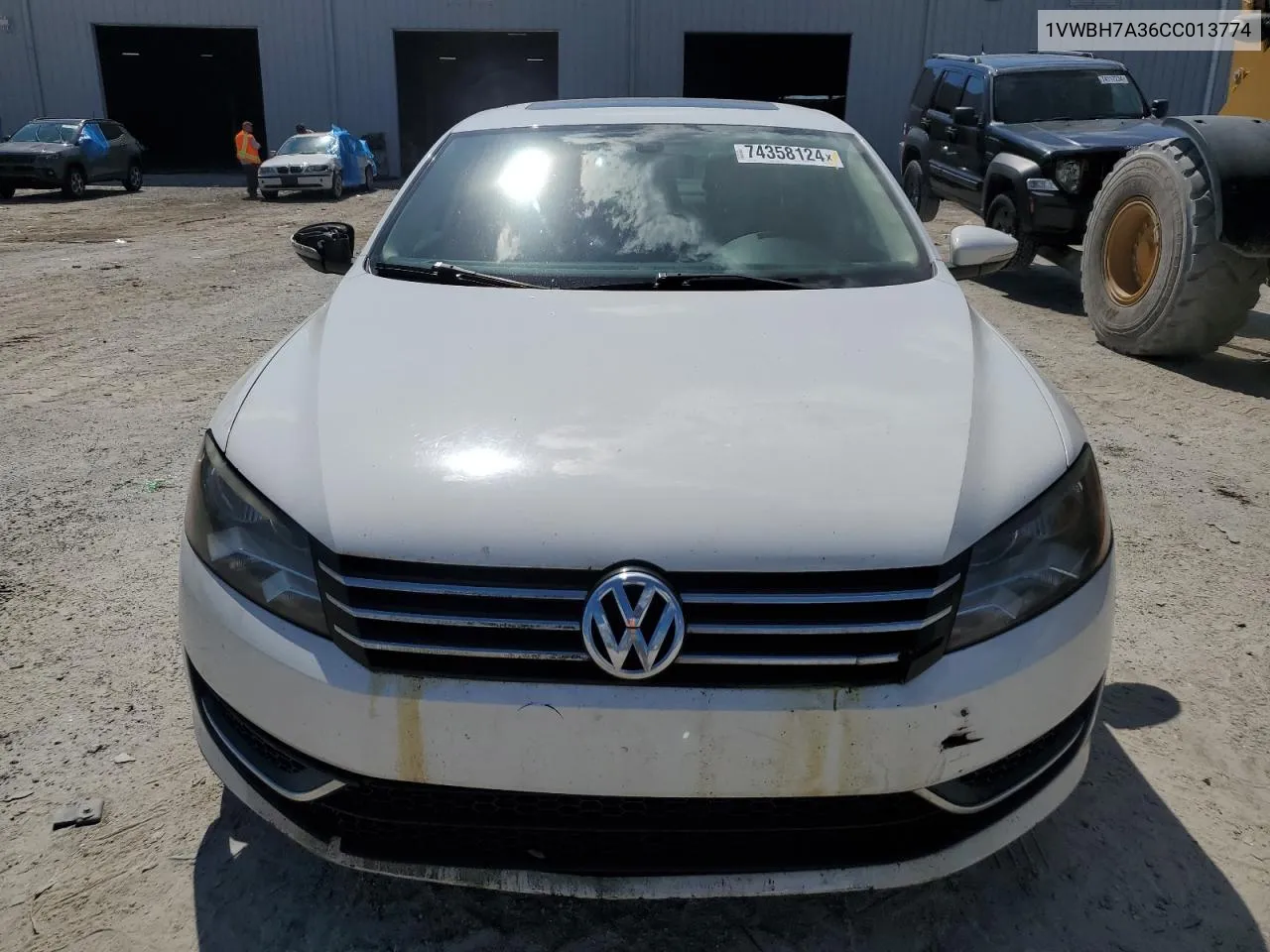 1VWBH7A36CC013774 2012 Volkswagen Passat Se