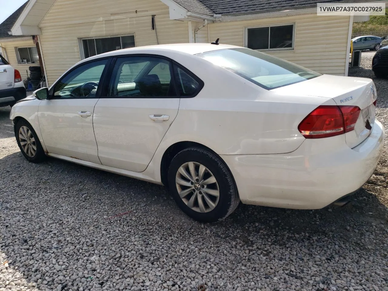 2012 Volkswagen Passat S VIN: 1VWAP7A37CC027925 Lot: 74712334