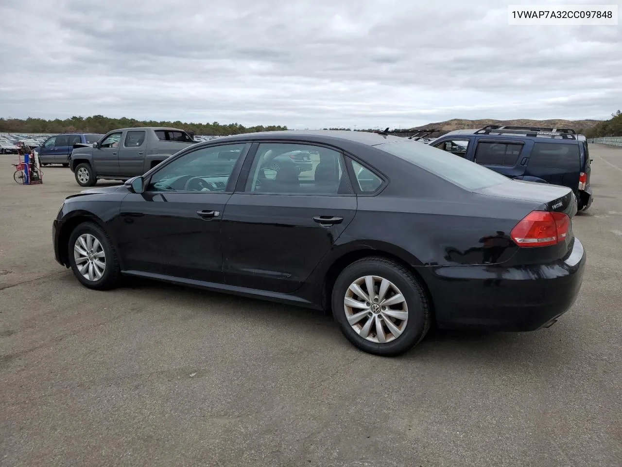 2012 Volkswagen Passat S VIN: 1VWAP7A32CC097848 Lot: 76559313