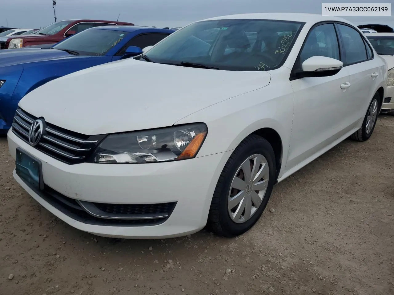 2012 Volkswagen Passat S VIN: 1VWAP7A33CC062199 Lot: 76628824