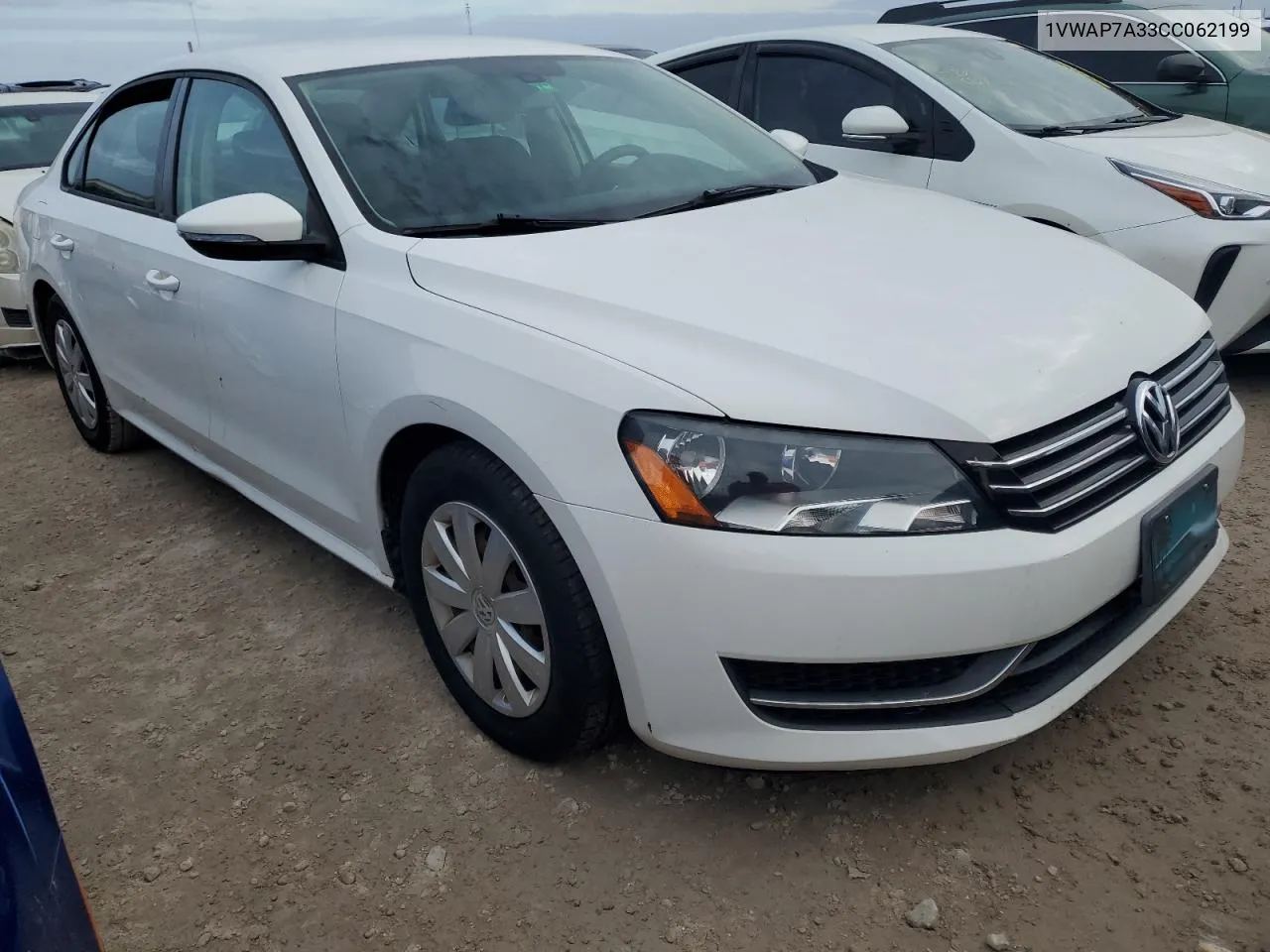 2012 Volkswagen Passat S VIN: 1VWAP7A33CC062199 Lot: 76628824