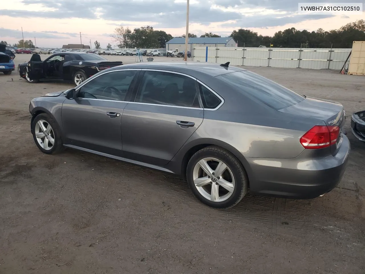 2012 Volkswagen Passat Se VIN: 1VWBH7A31CC102510 Lot: 78121154