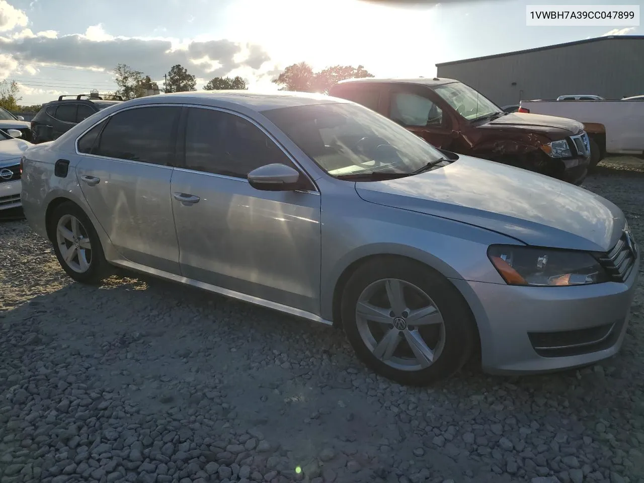 1VWBH7A39CC047899 2012 Volkswagen Passat Se