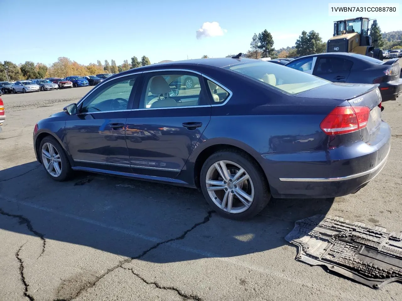 2012 Volkswagen Passat Se VIN: 1VWBN7A31CC088780 Lot: 78465004