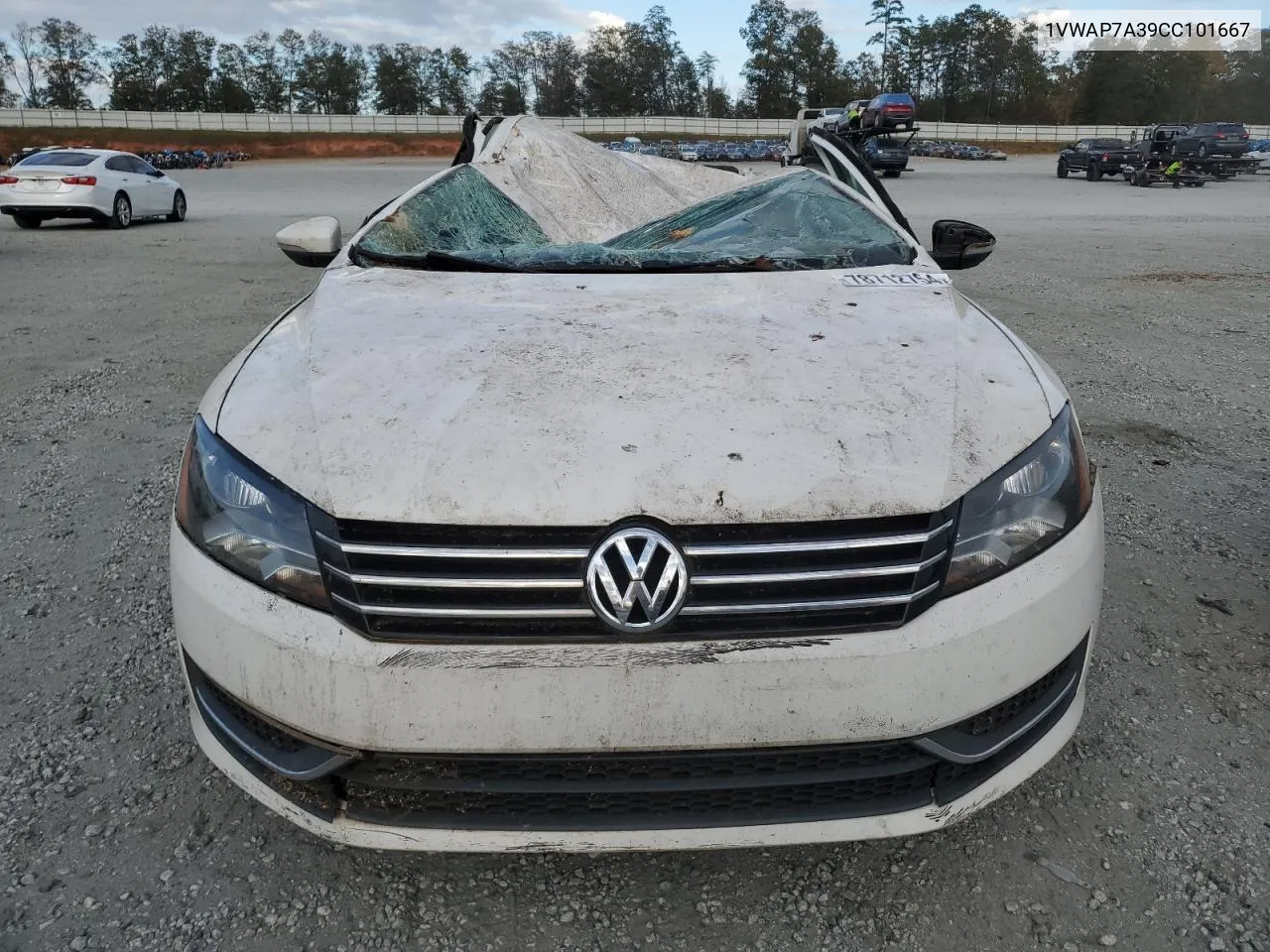 2012 Volkswagen Passat S VIN: 1VWAP7A39CC101667 Lot: 78712754