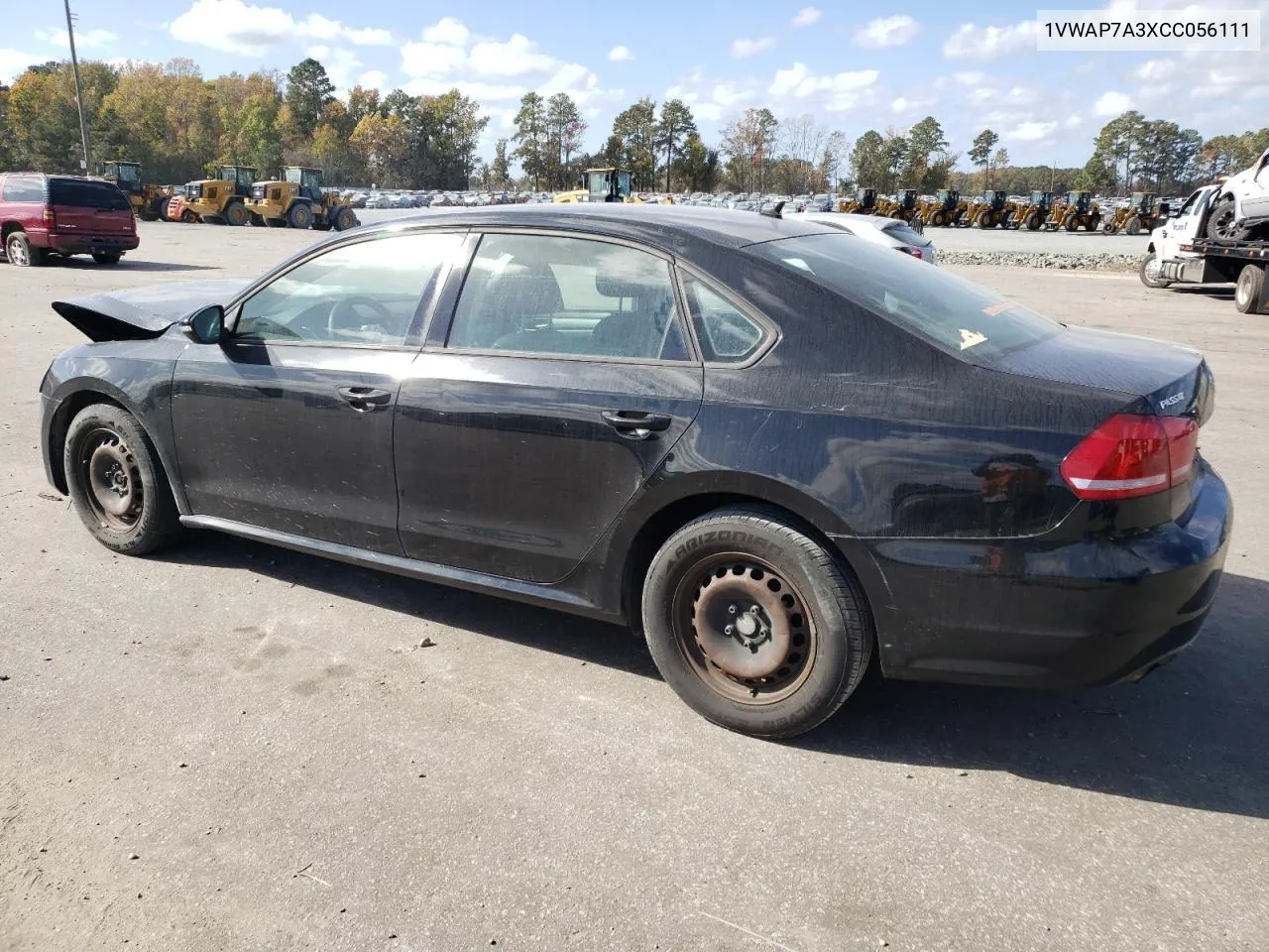 2012 Volkswagen Passat S VIN: 1VWAP7A3XCC056111 Lot: 78801884