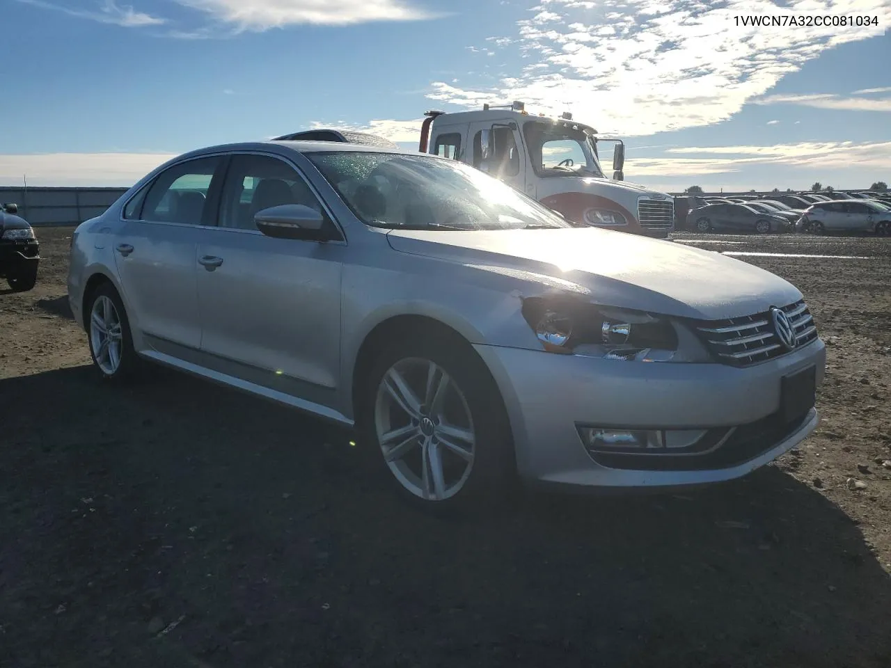 2012 Volkswagen Passat Sel VIN: 1VWCN7A32CC081034 Lot: 78864804