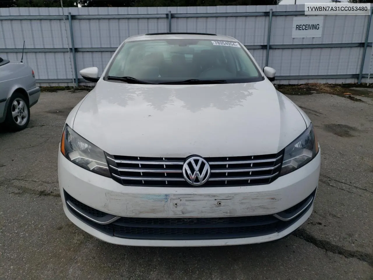 2012 Volkswagen Passat Se VIN: 1VWBN7A31CC053480 Lot: 78954954