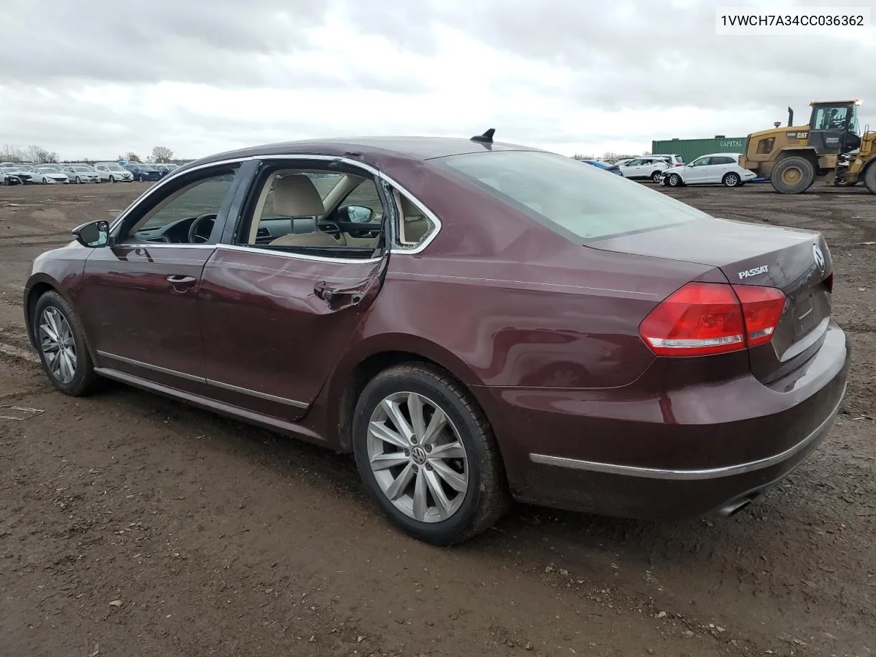 1VWCH7A34CC036362 2012 Volkswagen Passat Sel