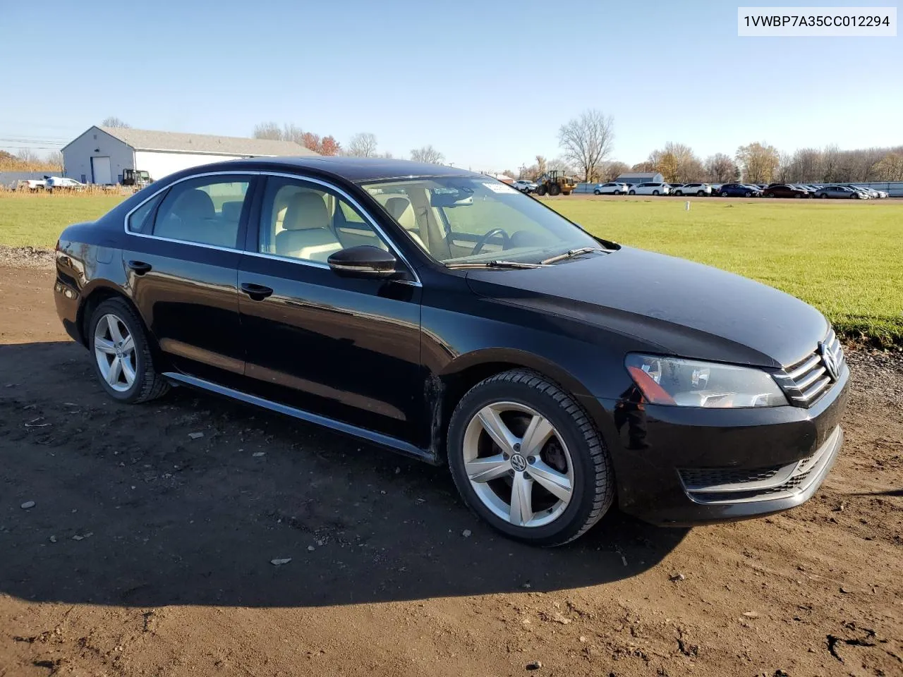 2012 Volkswagen Passat Se VIN: 1VWBP7A35CC012294 Lot: 80069084