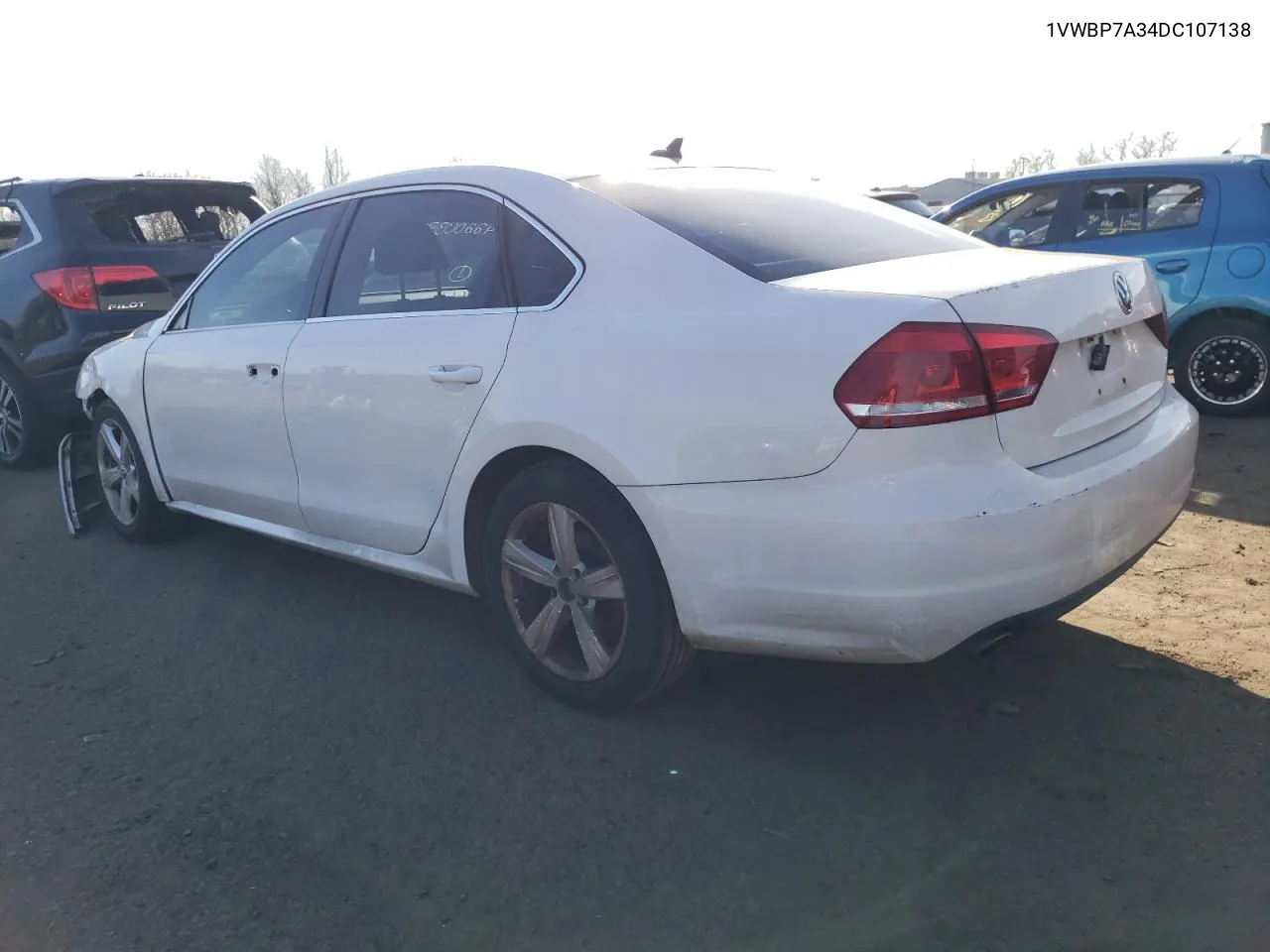 1VWBP7A34DC107138 2013 Volkswagen Passat Se