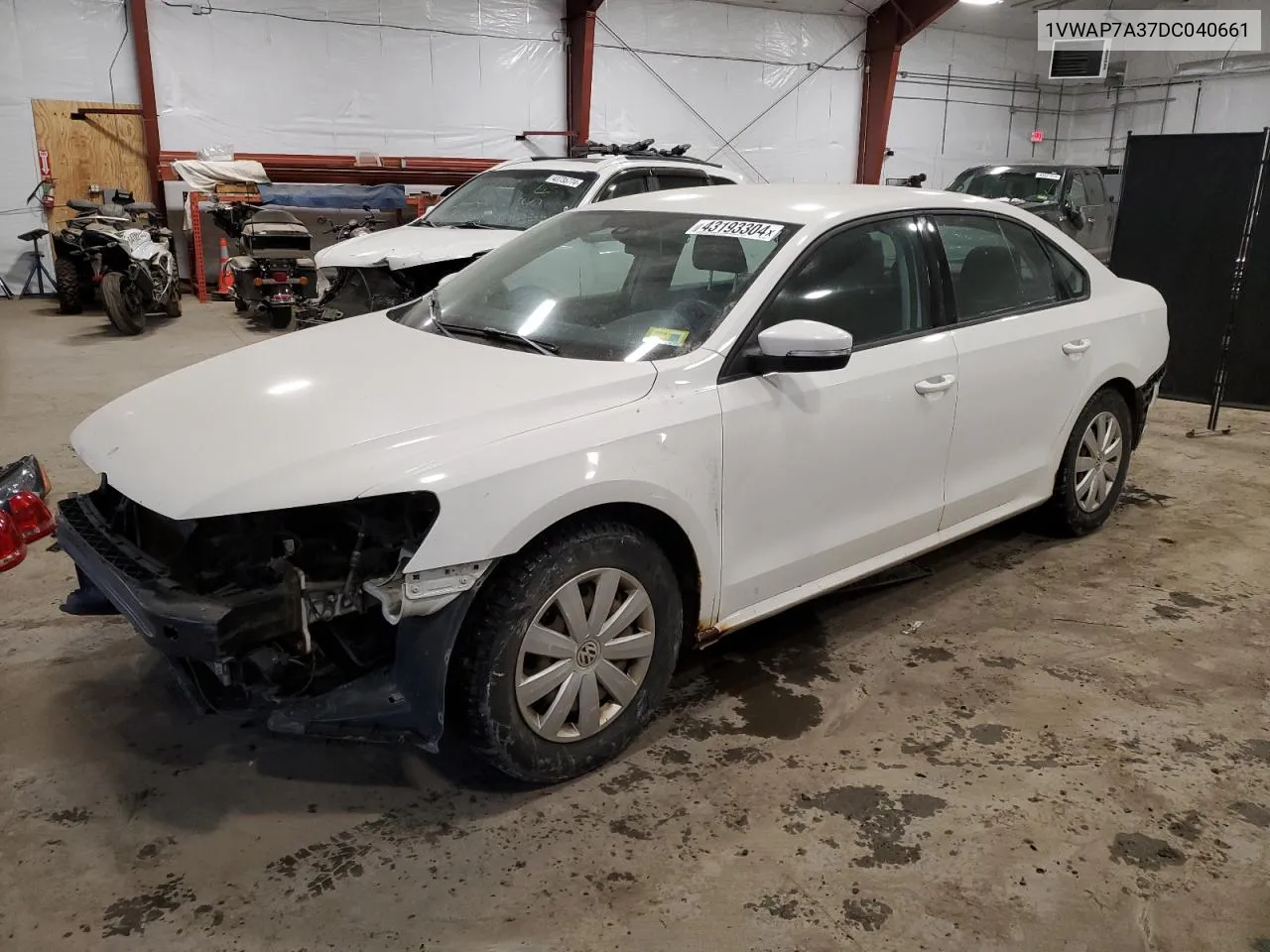 1VWAP7A37DC040661 2013 Volkswagen Passat S