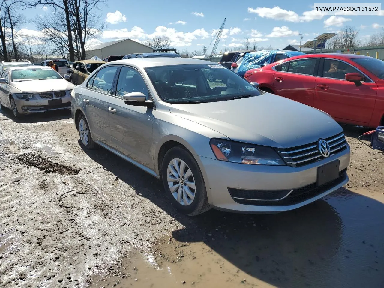 2013 Volkswagen Passat S VIN: 1VWAP7A33DC131572 Lot: 46005444