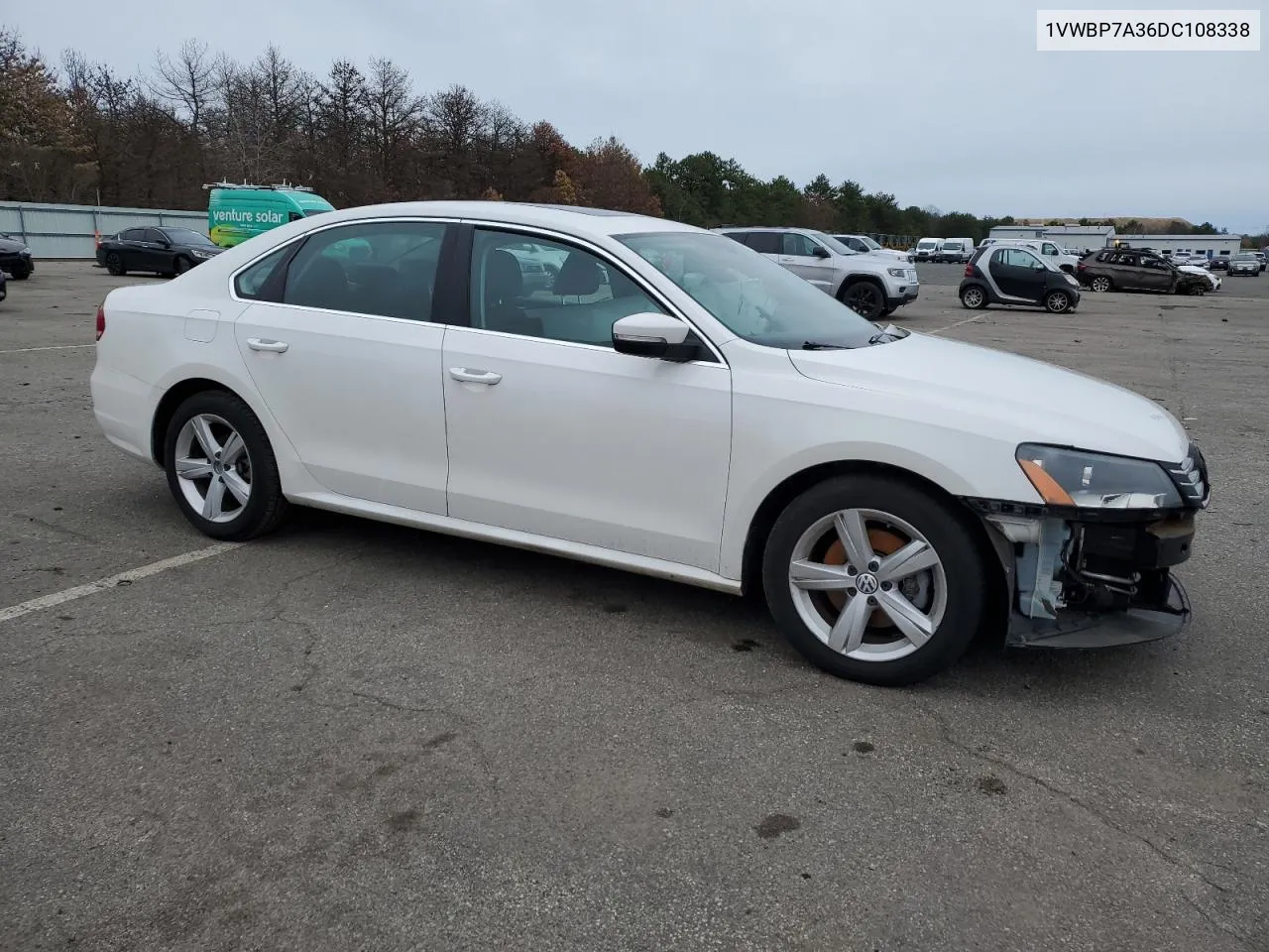 2013 Volkswagen Passat Se VIN: 1VWBP7A36DC108338 Lot: 46728824