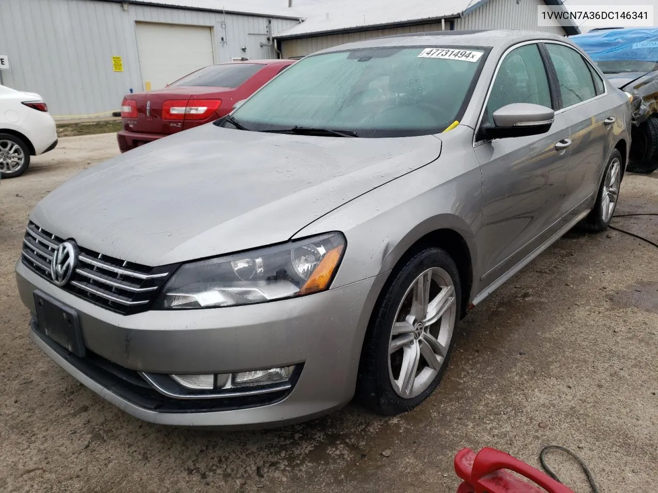 1VWCN7A36DC146341 2013 Volkswagen Passat Sel