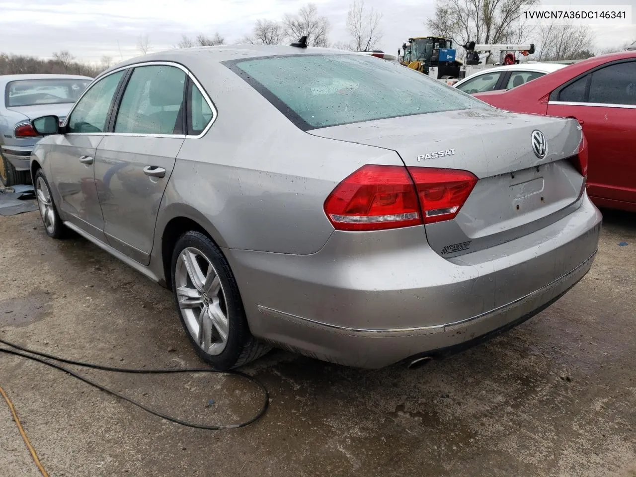 1VWCN7A36DC146341 2013 Volkswagen Passat Sel