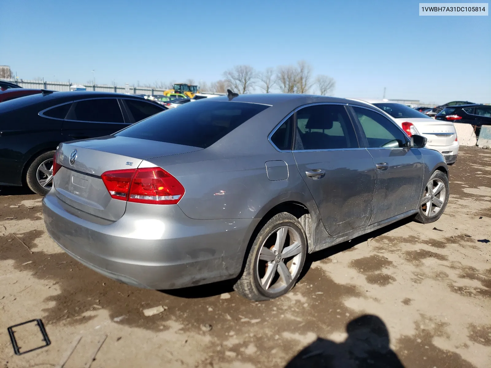 2013 Volkswagen Passat Se VIN: 1VWBH7A31DC105814 Lot: 49804774