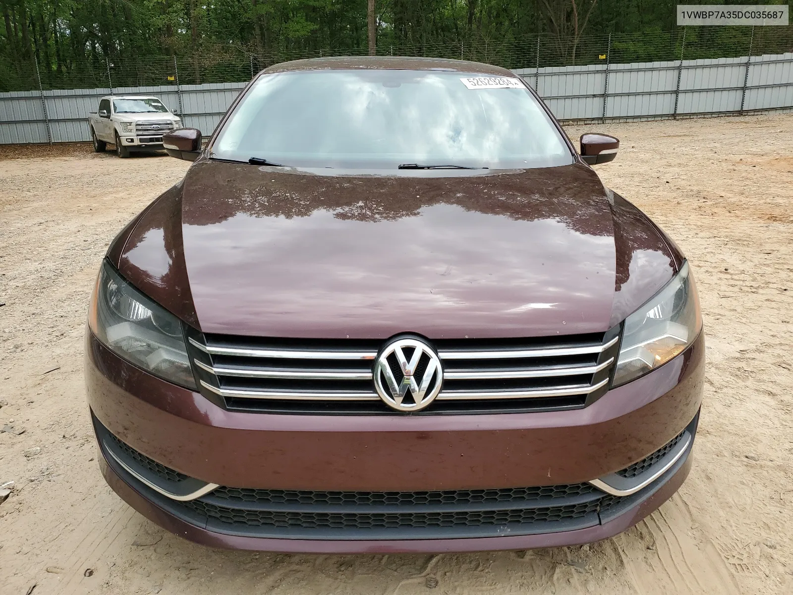 1VWBP7A35DC035687 2013 Volkswagen Passat Se