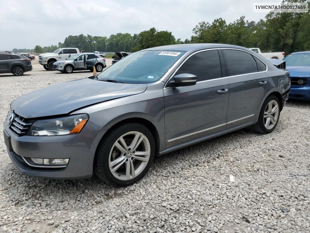 1VWCN7A34DC027669 2013 Volkswagen Passat Sel