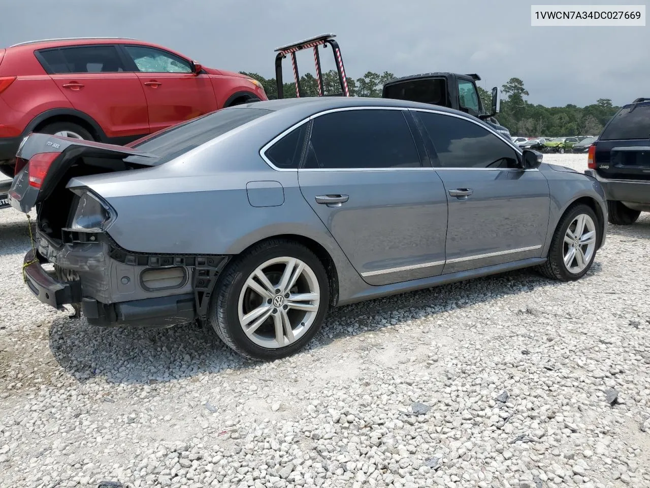 1VWCN7A34DC027669 2013 Volkswagen Passat Sel