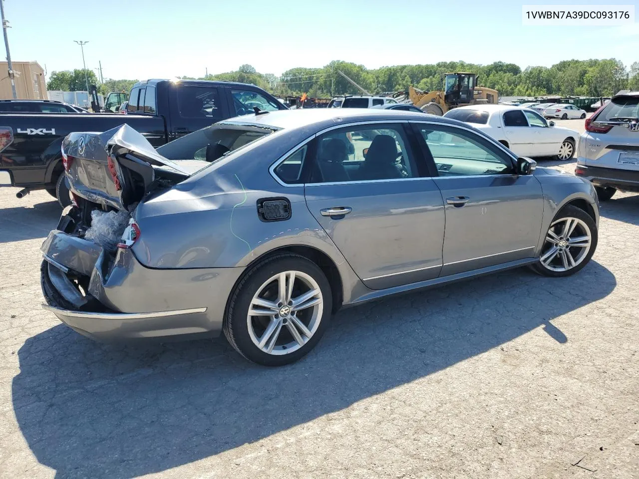 2013 Volkswagen Passat Se VIN: 1VWBN7A39DC093176 Lot: 58967284