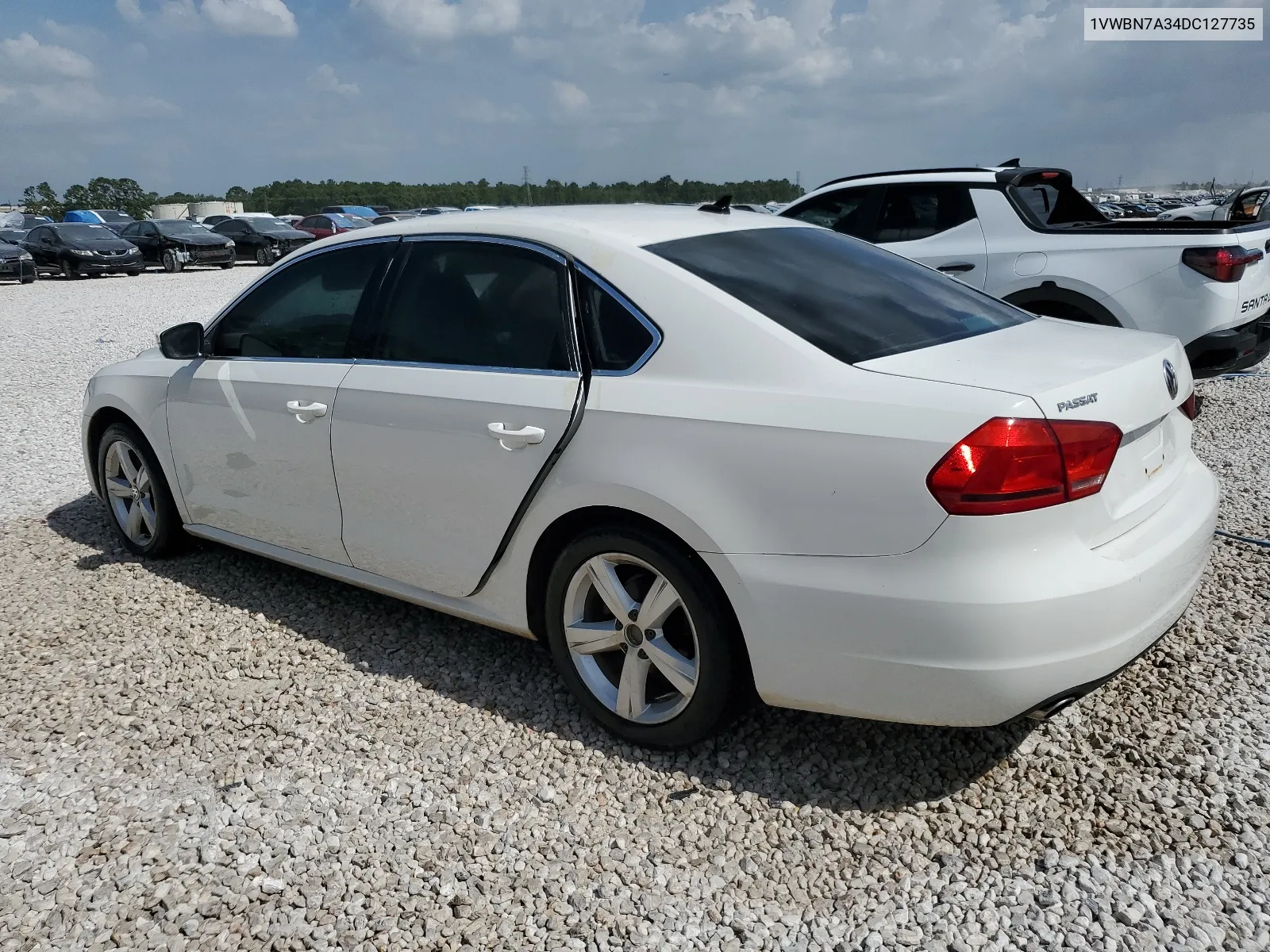 2013 Volkswagen Passat Se VIN: 1VWBN7A34DC127735 Lot: 59570474